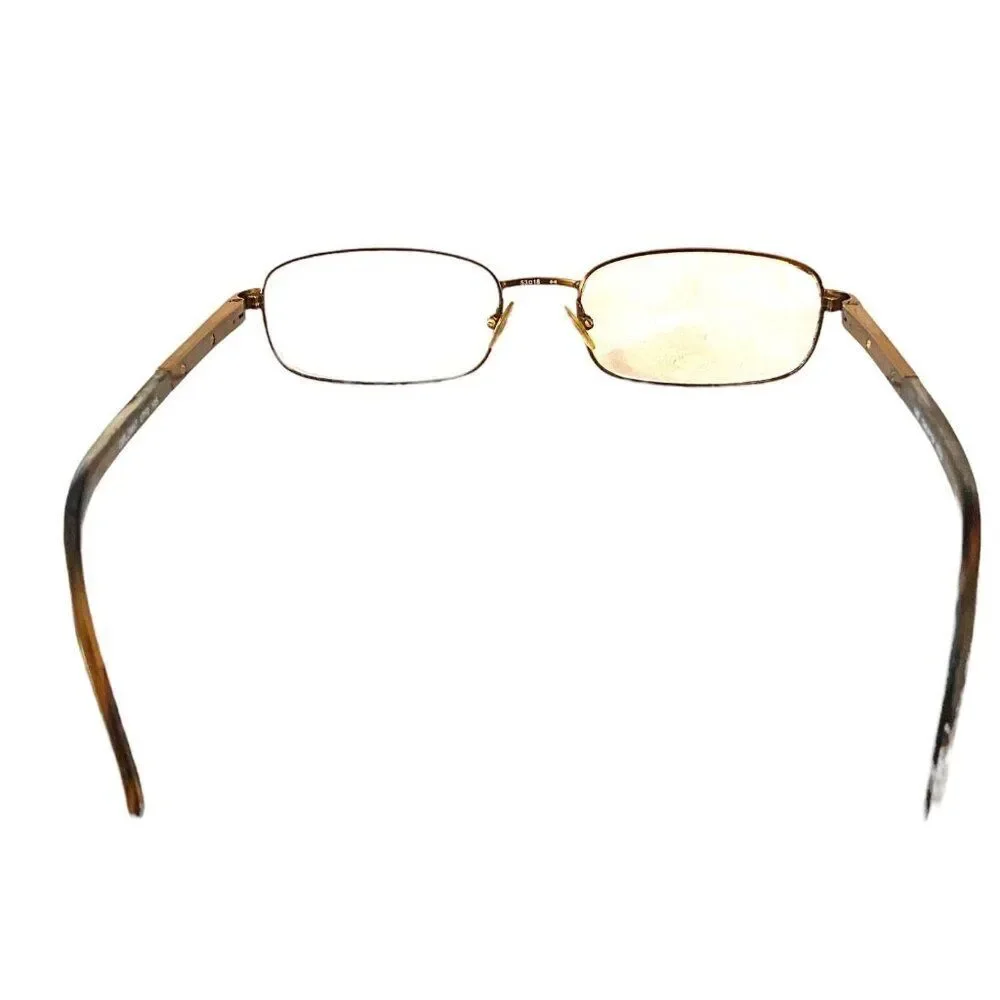 #4924 VTG Claiborne metal gray eyeglass frame diplomat otf8 model 145